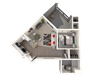 Gamble - One bedroom one bathroom unit at FountainGlen Temecula